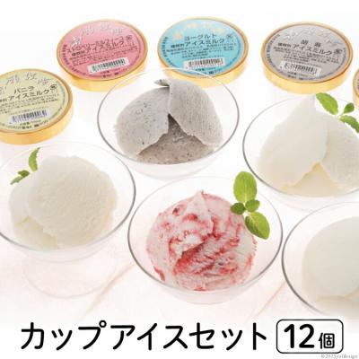 ふるさと納税 砂川市 カップアイス12個セット [岩瀬牧場 北海道 砂川市 12260341] アイス イタリアン