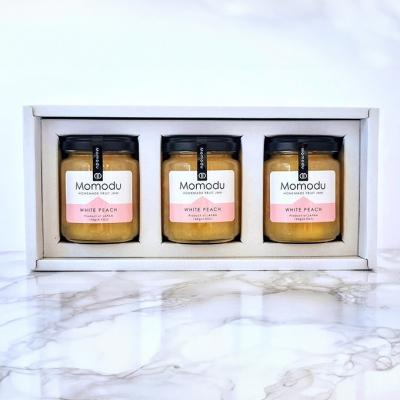 ふるさと納税 赤磐市 Momodu 白桃 ジャム ギフト 3瓶 セット もも 桃 モモ ピーチ [NO5765-1044]