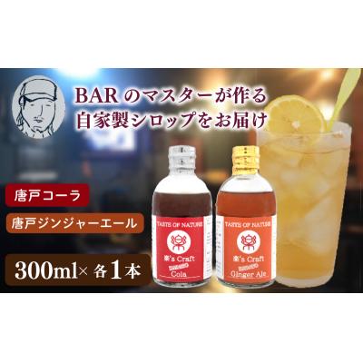 ふるさと納税 下関市 クラフトシロップ コーラ &amp; ジンジャーエール 炭酸 飲料 下関 JJ002-3