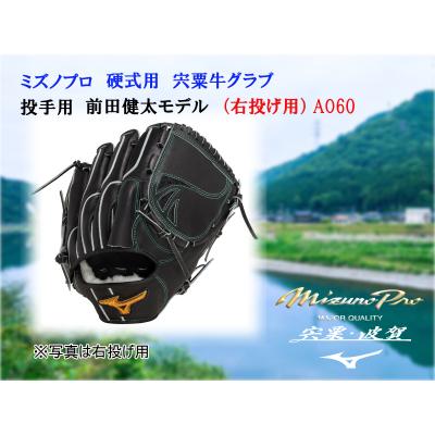 ふるさと納税 宍粟市 ミズノプロ 硬式用 宍粟牛グラブ 投手用 前田健太モデル(右投げ用)AO60