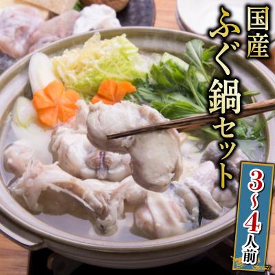 ふるさと納税 下関市 国産まふぐ鍋セット(600g)