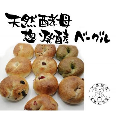 ふるさと納税 徳島市 天然酵母のベーグル7種類 計10個セット[GB002]