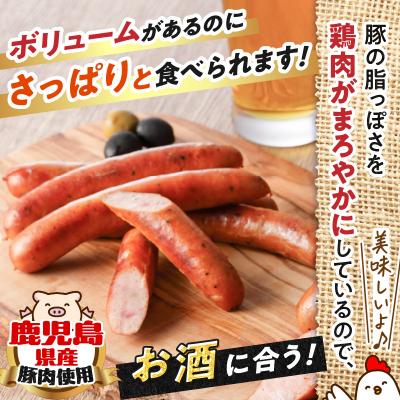 ふるさと納税 鹿児島市 訳あり粗びきウインナーソーセージセット 計800g【決済から60日以内に発送予定】　K161-017 |  | 02