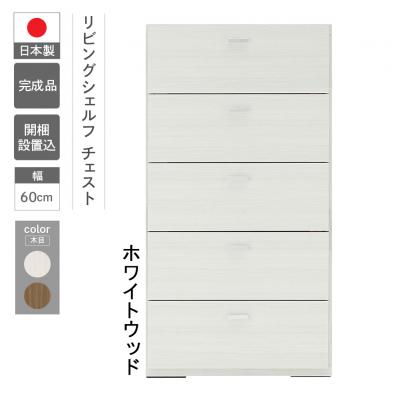 ふるさと納税 下呂市 [ホワイトウッド]リビングチェスト DRS-60[46-50[2]]