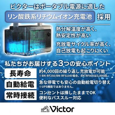 ふるさと納税 横浜市 Victor ポータブル電源(容量256Wh) BN-RF250|防災・非常用・アウトドアにぴったり |  | 02