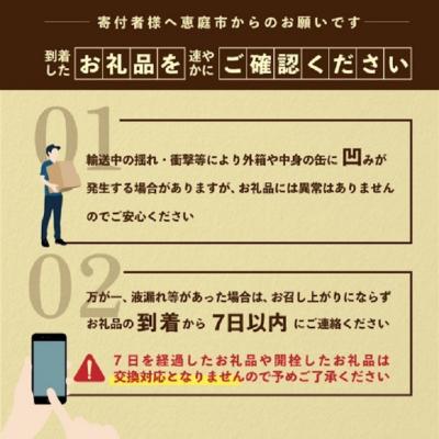 ふるさと納税 恵庭市 『定期便:全12回』ヱビスビール350ml×24本【300060821912】_3