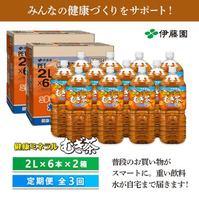 ふるさと納税 恵庭市 『定期便:全3回』健康ミネラル麦茶2L×6本×2箱 |  | 03