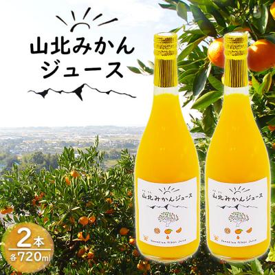 ふるさと納税 香南市 山北みかんジュース720ml2本 yk-0040