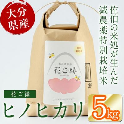 ふるさと納税 佐伯市 <先行予約受付中!2026年11月より発送開始予定>R8年産・特別栽培米はなご縁(計5kg)