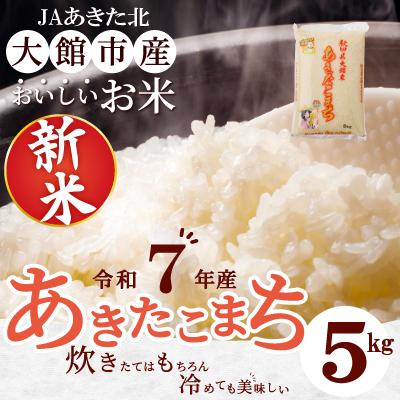 ふるさと納税 大館市 [令和7年産]秋田県大館産あきたこまち 5kg