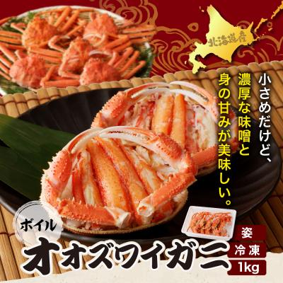 ふるさと納税 えりも町 えりも【マルデン特製】訳ありボイルオオズワイガニ姿1kg(4尾〜5尾)【er002-048-a】 |  | 02