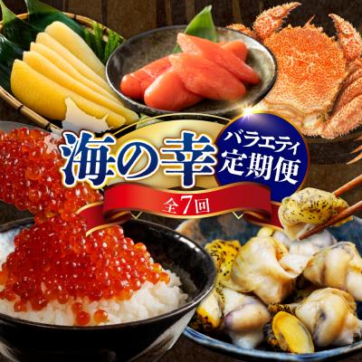 ふるさと納税 えりも町 定期便 海の幸バラエティーコース 年7回[er001-040-c]