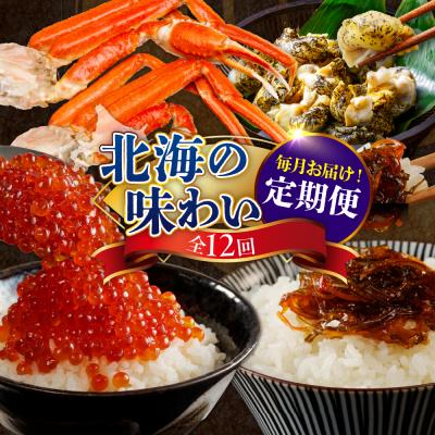 ふるさと納税 えりも町 定期便 北海の味わい毎月お届けコース 年12回[er001-041-d]