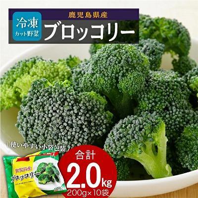 ふるさと納税 大崎町 鹿児島県産 冷凍ブロッコリー 200g×10パック