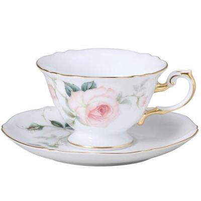 ふるさと納税 横浜市 カップ&amp;ソーサーペアセット(フェアリーローズ マチルダ)<大倉陶園>