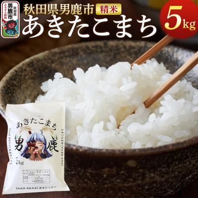 ふるさと納税 男鹿市 [令和7年産]あきたこまち 精米 5kg 秋田県 男鹿市産|23_ymk-010101