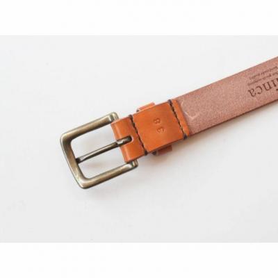 ふるさと納税 栃木市 【minca】栃木レザー 幅30mm ハーネスベルト/34インチ/キャメル_3