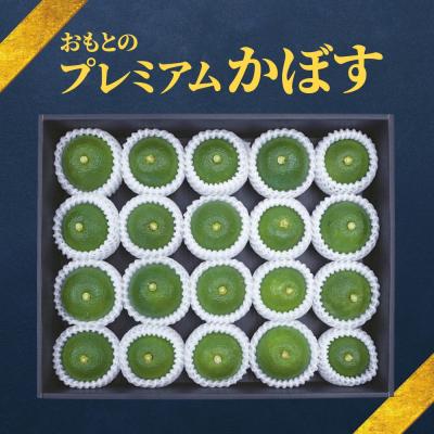 ふるさと納税 宇佐市 おもとの丘のプレミアムかぼす 20~24個入[111300500][未来農林]