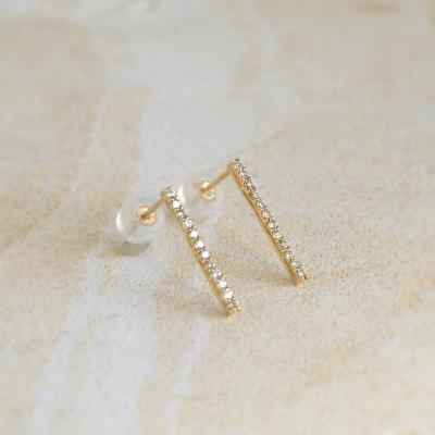 ふるさと納税 甲府市 K18 天然ダイヤモンド ピアス　14966 |  | 01