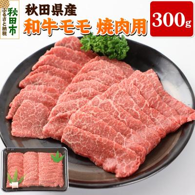 ふるさと納税 秋田市 秋田県産 和牛モモ 焼肉用(300g) 牛肉|15_tkb-030101
