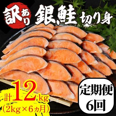 ふるさと納税 小松島市 訳あり 鮭 定期便 6回 (2kg × 6回) 計12k [北海道・沖縄・東北・離島への配送不可]