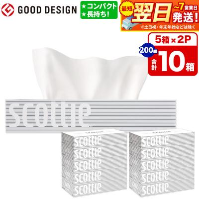 ふるさと納税 秋田市 ティッシュ スコッティ ティシュー 5箱×2パック 秋田市オリジナル|15_nsc-050201