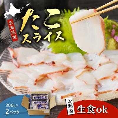 ふるさと納税 えりも町 えりも[マルデン特製]北海道産お造りたこスライス300g×2p