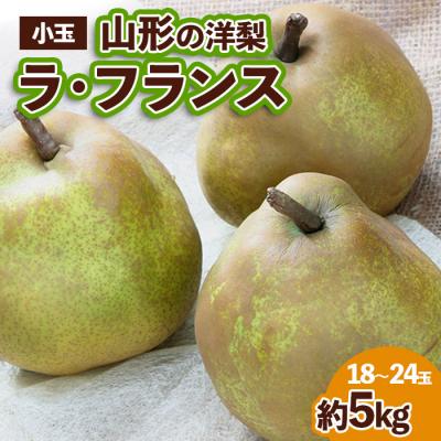 ふるさと納税 山形市 山形の洋梨 ラフランス 優品 約5kg (小玉)[11月発送][令和8年産]FS25-782