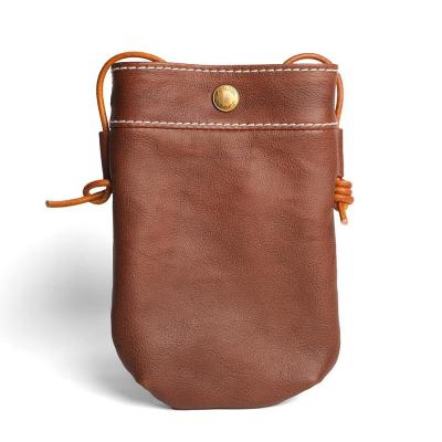 ふるさと納税 栃木市 天神ワークス レザーサコッシュSP04[DARK BROWN]