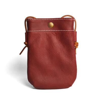 ふるさと納税 栃木市 天神ワークス レザーサコッシュSP04[BURGUNDY]