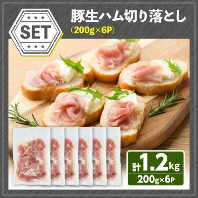 ふるさと納税 宇佐市 大分県産豚生ハム切り落としセット(200g×6P)【102000100】【サンセイ安心院ソーセージ】 |  | 03