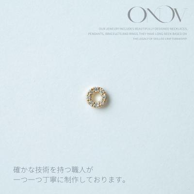 ふるさと納税 甲府市 【甲府ジュエリー】K18　ダイヤ　片耳ピアス(15132119) |  | 02