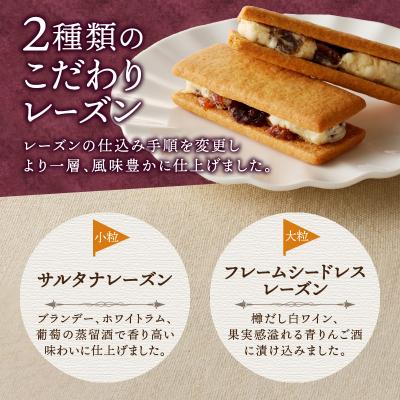 ふるさと納税 甲府市 【シャトレーゼ】 山梨県 限定 レーズンサンド10個 贅沢2種レーズン使用 |  | 01