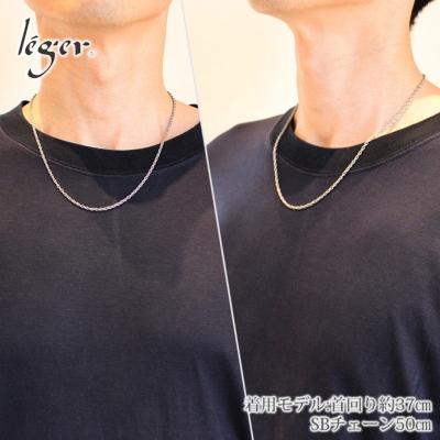 ふるさと納税 三条市 純チタンチェーン 50cm SB50F [leger(レジエ)]【021S052】 |  | 02