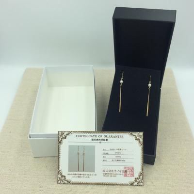 ふるさと納税 甲府市 K18 あこや真珠3.5mm　ピアス APE4741_2