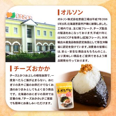 ふるさと納税 恵庭市 【定期便:全10回】オルソンおむすび専門店のチーズおかか45g×4袋【04004401】_2