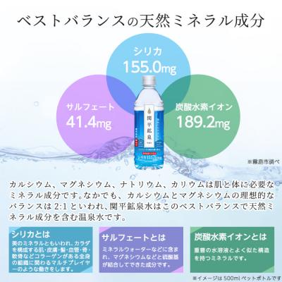 ふるさと納税 霧島市 <定期便・全3回>関平鉱泉水2Lペットボトル×10本ずつ【関平鉱泉所】K-187の画像