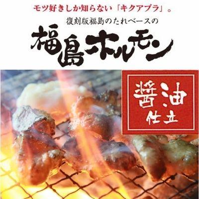 ふるさと納税 福島市 ふくしまご当地!福島ホルモン 醤油仕立て 麓山高原豚使用 [10パック入]No.1243