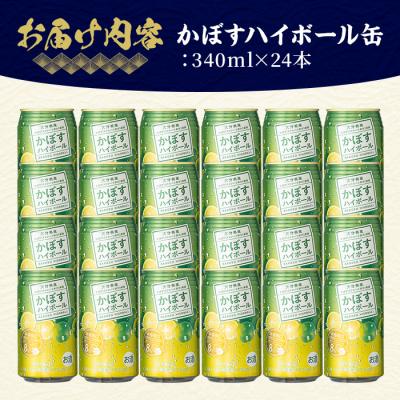 ふるさと納税 宇佐市 JAフーズかぼすハイボール缶(計8.16L・340ml×24本)【107300201】【時枝酒店】 |  | 02
