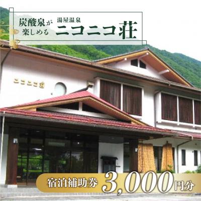 ふるさと納税 下呂市 湯屋温泉[ニコニコ荘]宿泊補助券(3,000円分)旅館 温泉 旅行 下呂市 [a027-1]
