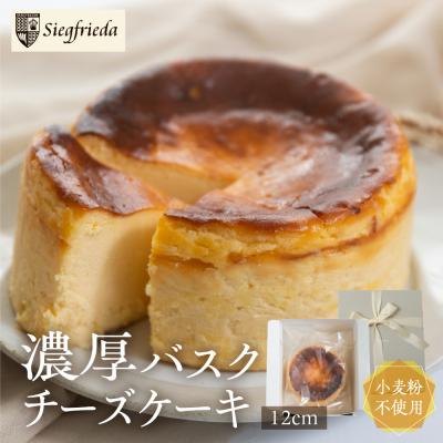 ふるさと納税 下呂市 バスクチーズケーキ(12cm×12cm)ホール 下呂市 下呂温泉[ジークフリーダ][32-4]