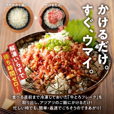 ふるさと納税 清水町 【2回定期便】毎月付属のタレが変わる!?受賞歴多数!牛とろ丼セット500g_1