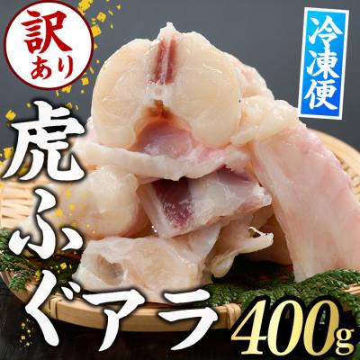 ふるさと納税 佐伯市 &lt;訳あり&gt;虎ふぐアラ(約400g)