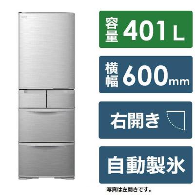 ふるさと納税 栃木市 日立 冷蔵庫[標準設置費込み]Kタイプ 5ドア 右開き 401L R-K40T-S