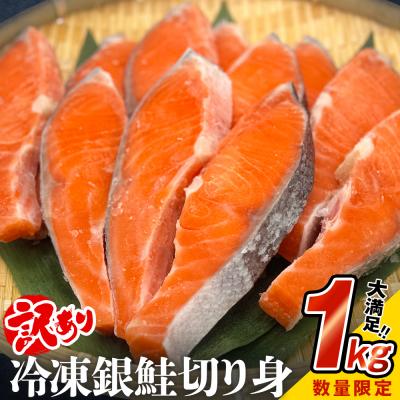 ふるさと納税 石巻市 [訳あり]鮭 銀鮭 切り身 1kg 冷凍 切身 塩鮭 切り身 サーモン サケ さけ 魚