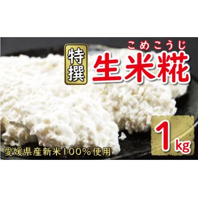 ふるさと納税 愛南町 特撰 生米糀 1kg 小分け 米糀 米こうじ 生麹 甘酒 手作り 味噌 愛南町 愛媛県 マルヤス味噌
