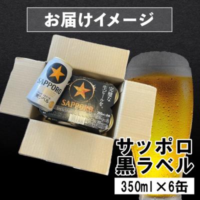 ふるさと納税 恵庭市 サッポロ黒ラベル 350ml×6缶【88000601】 : Yahoo