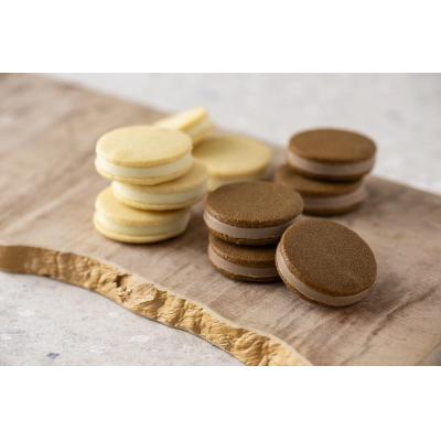 ふるさと納税 京都市 [あら、りんご。]りんごバタークッキー チョコ&amp;ホワイトチョコ 各5個(計10個)