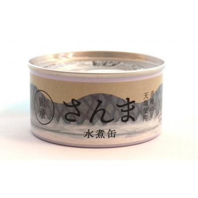 ふるさと納税 陸前高田市 【国産】さんま缶詰 (水煮) 10缶セット