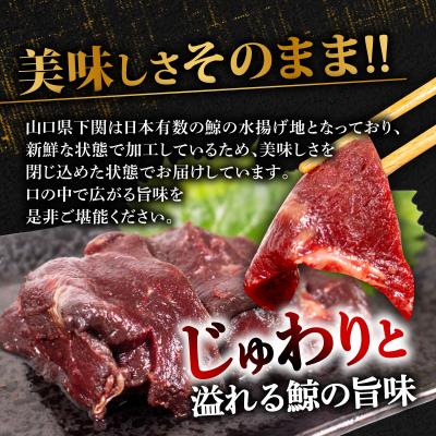 ふるさと納税 下関市 鯨の熟成肉 450g 冷凍 ( 刺身 熟成肉 くじら クジラ 赤肉 赤身 ) 下関 山口 BY119 |  | 01
